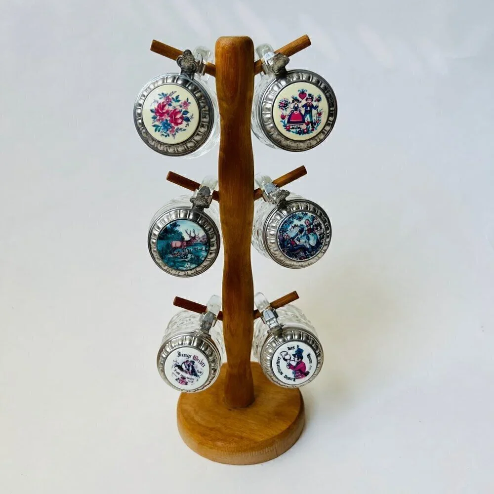Vintage Rare finds Made in W.Germany mini shot Steins set